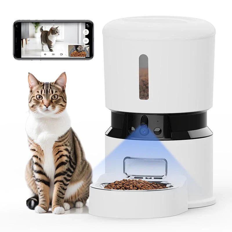 PawSmart Automatic Pet Feeder with Camera | App Controlled.