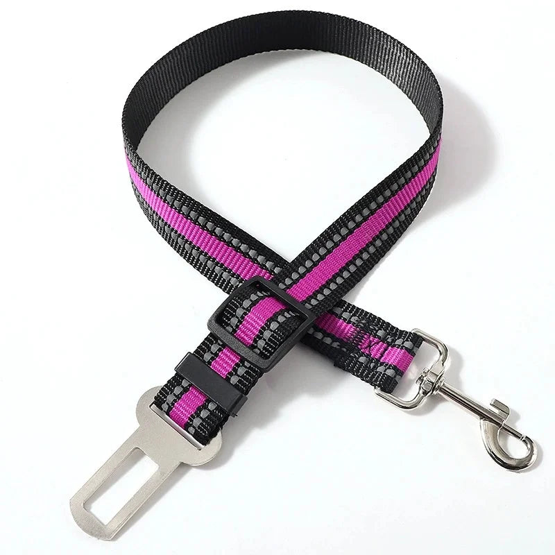 Dog Car Seat Belt | Adjustable Safety Harness Clip for Dogs
