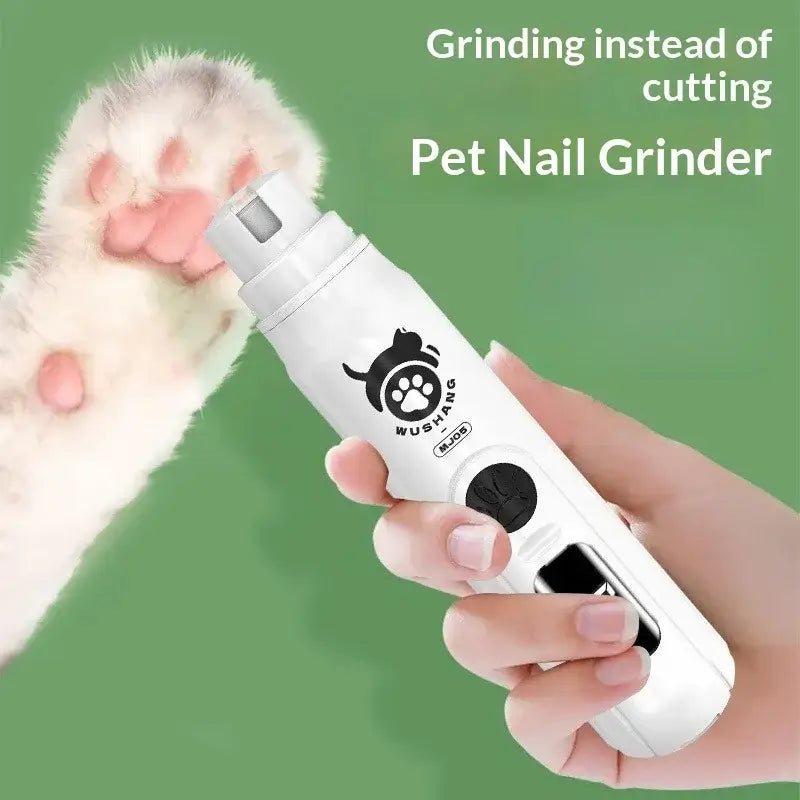 Pet Nail Grinder | Quiet Electric Nail Trimmer for Dogs & Cats
