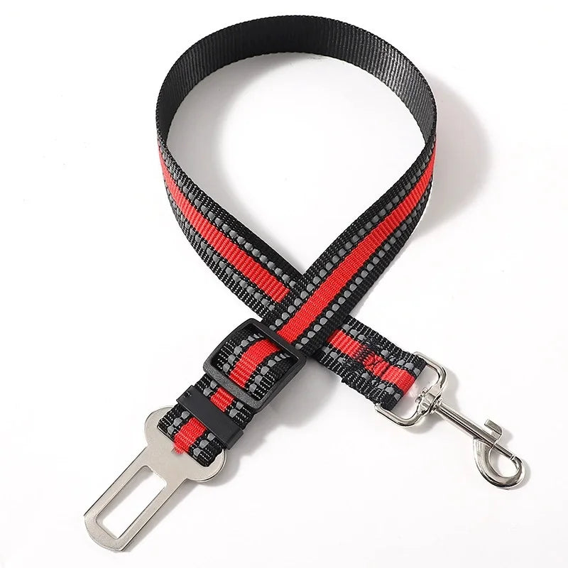 Dog Car Seat Belt | Adjustable Safety Harness Clip for Dogs