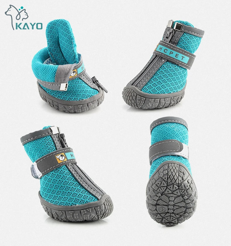 Dog Mesh Trainers | Breathable Non-Slip Shoes for Small Dogs & Cats