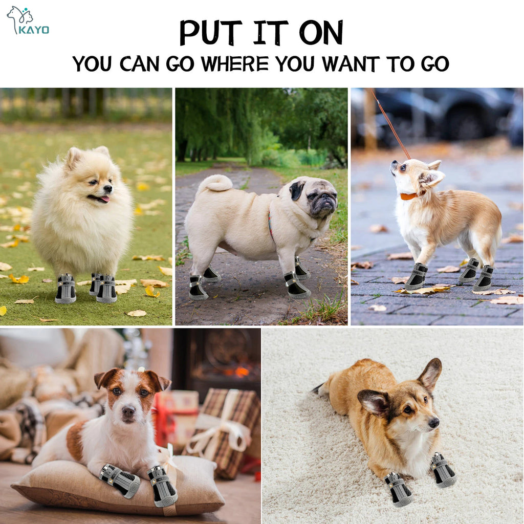 Dog Mesh Trainers | Breathable Non-Slip Shoes for Small Dogs & Cats