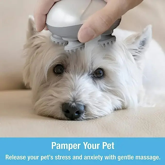 Electric Cat Massager | Head, Back & Neck Relaxation Tool for Pets