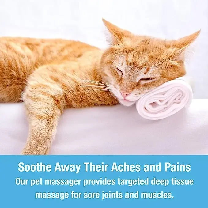 Electric Cat Massager | Head, Back & Neck Relaxation Tool for Pets