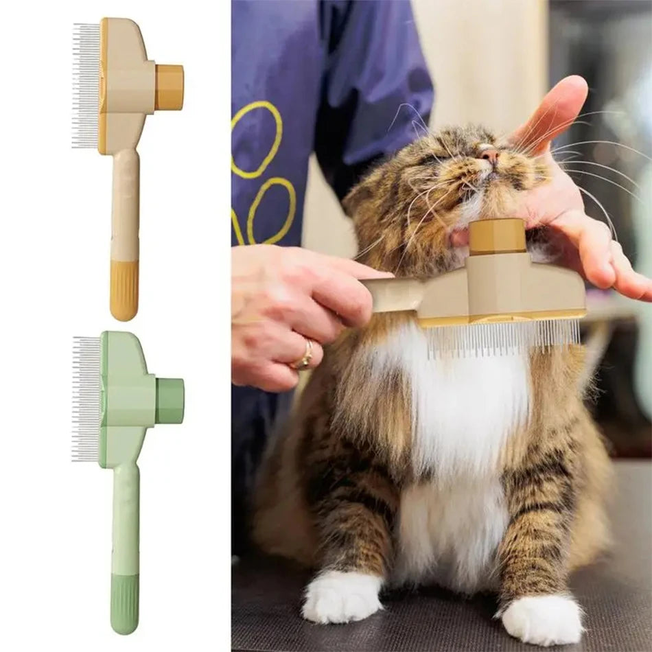 Self-Cleaning Slicker Brush | Pet Grooming Brush for Cats & Dogs