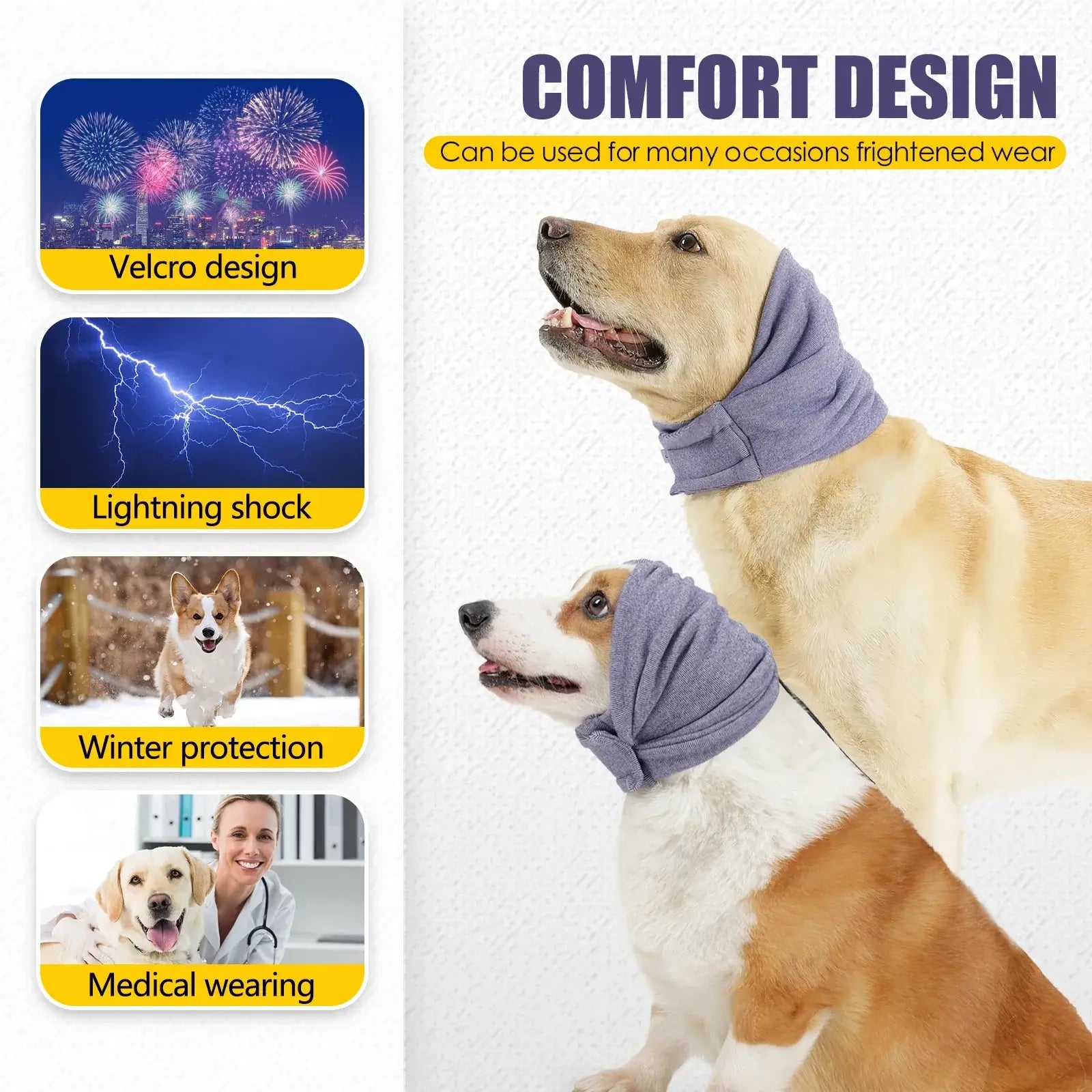 Dog Calming Hoodie | Anti-Anxiety Wrap Jacket for Dogs