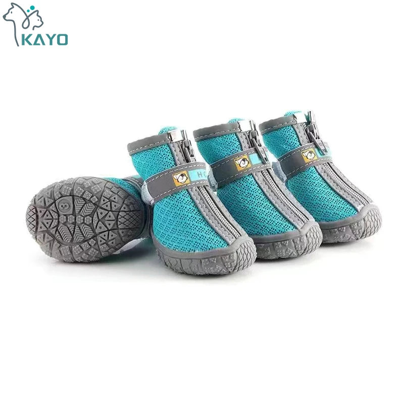 Dog Mesh Trainers | Breathable Non-Slip Shoes for Small Dogs & Cats