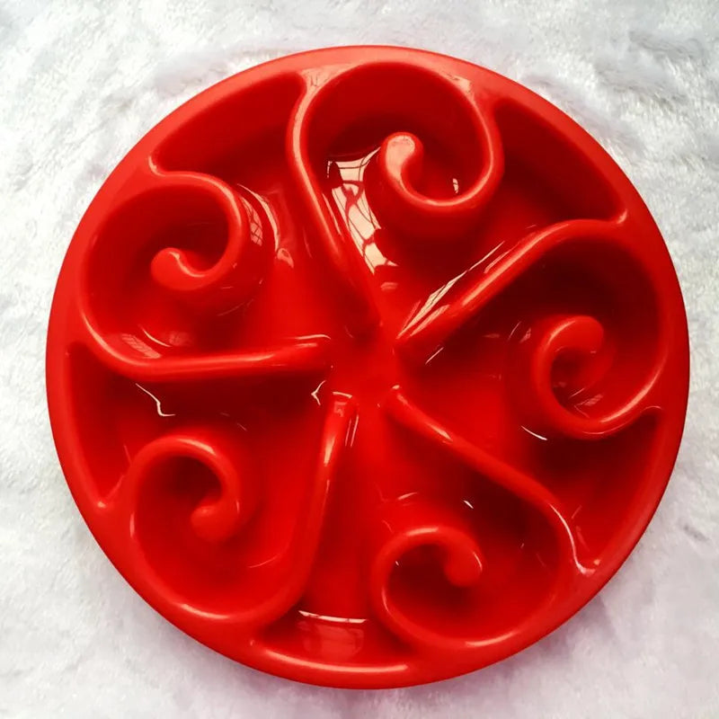 Slow Feeder Dog Bowl | Non-Slip Anti-Gulping Bowl for Dogs & Puppies