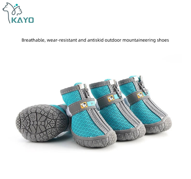 Dog Mesh Trainers | Breathable Non-Slip Shoes for Small Dogs & Cats