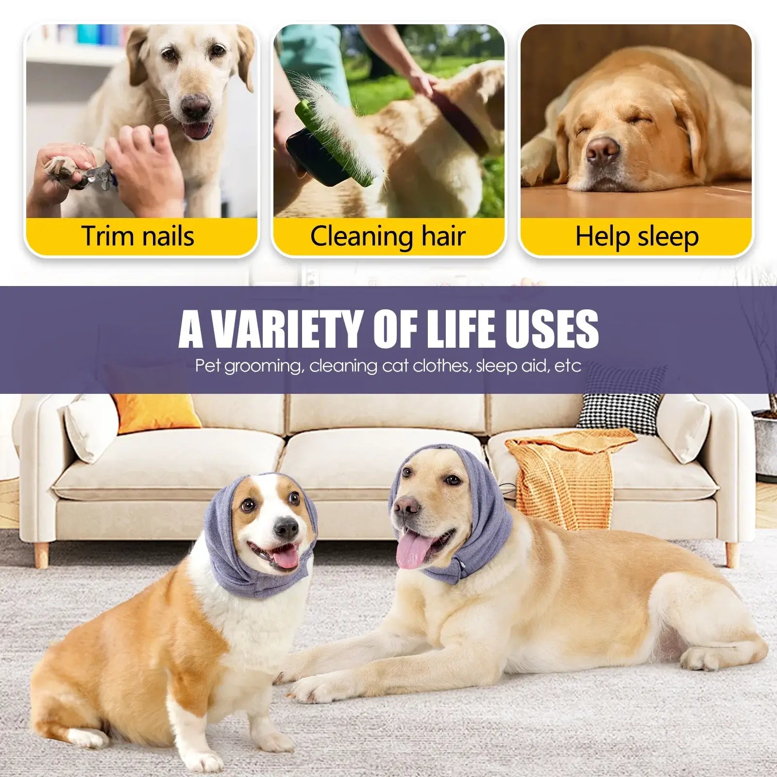 Dog Calming Hoodie | Anti-Anxiety Wrap Jacket for Dogs