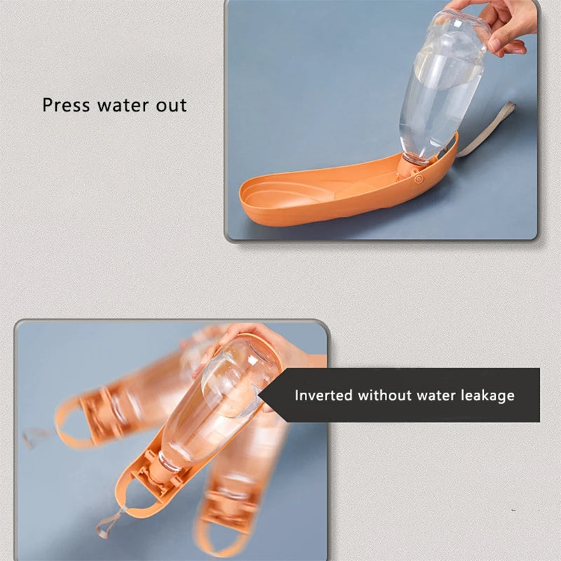 Portable Dog Water Bottle | Foldable Travel Drinking Bottle for Dogs