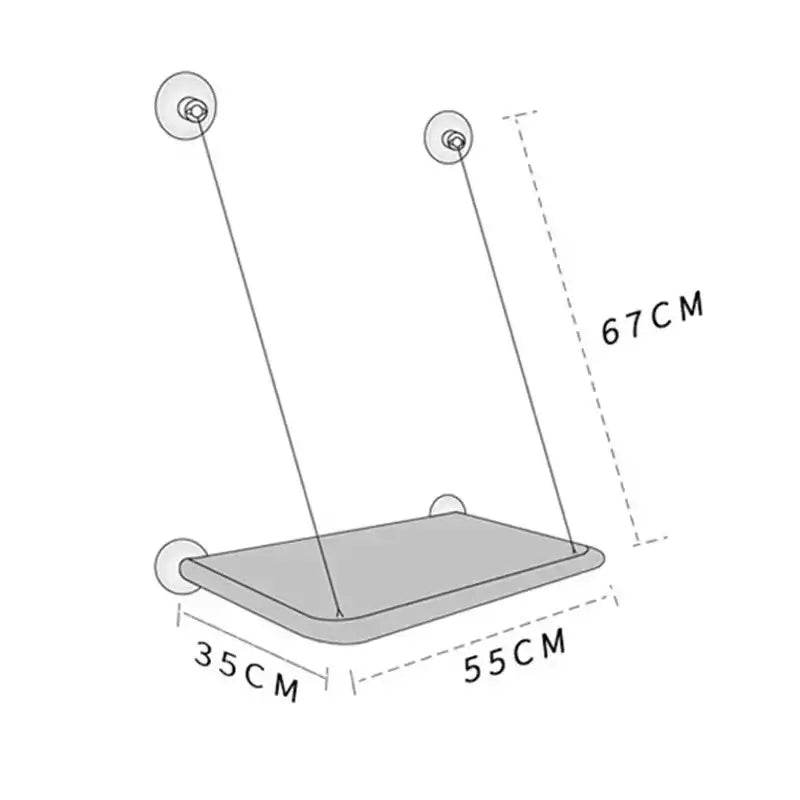 Cat Window Perch | Suction Cup Window Seat Hammock for Cats