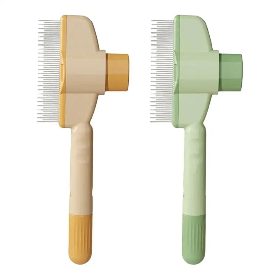 Self-Cleaning Slicker Brush | Pet Grooming Brush for Cats & Dogs