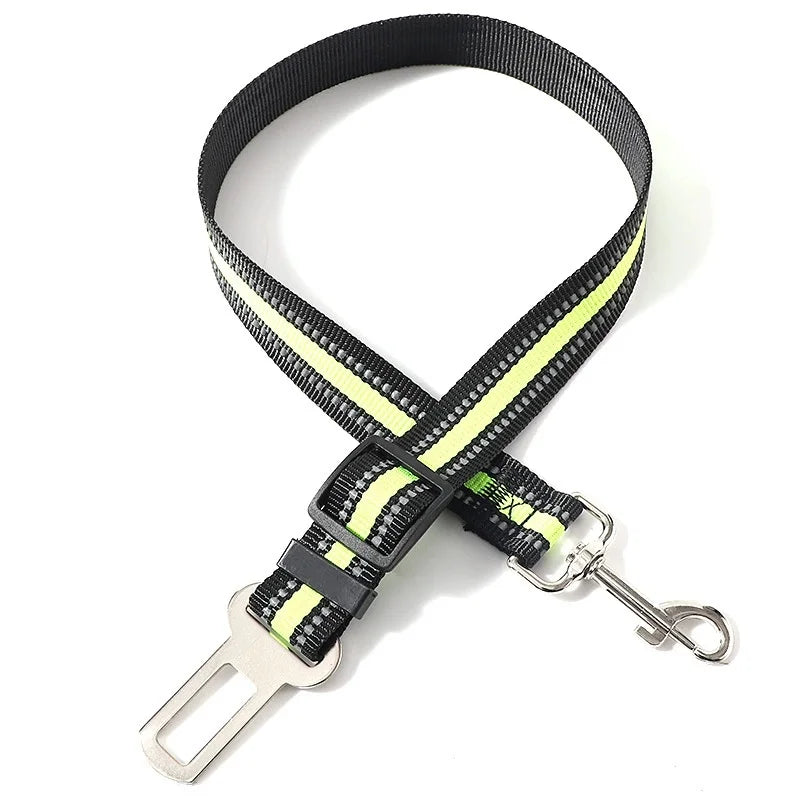 Dog Car Seat Belt | Adjustable Safety Harness Clip for Dogs
