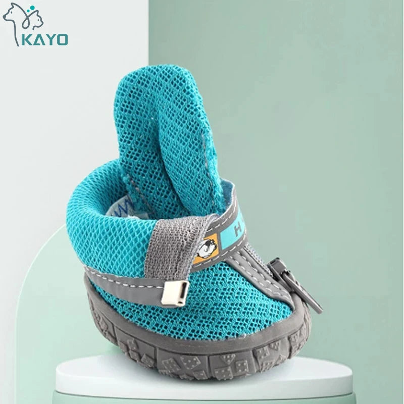 Dog Mesh Trainers | Breathable Non-Slip Shoes for Small Dogs & Cats