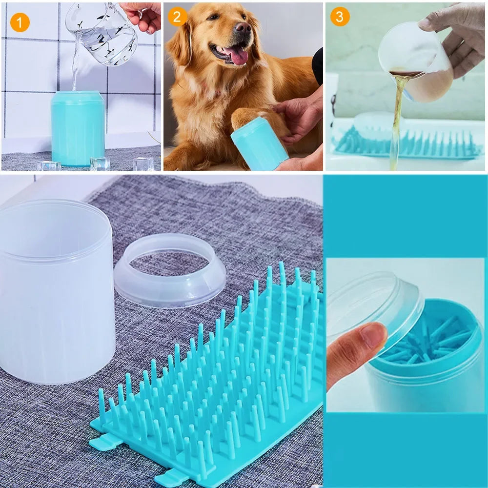 Dog Paw Cleaner Cup | Portable Muddy Paw Washer for Dogs