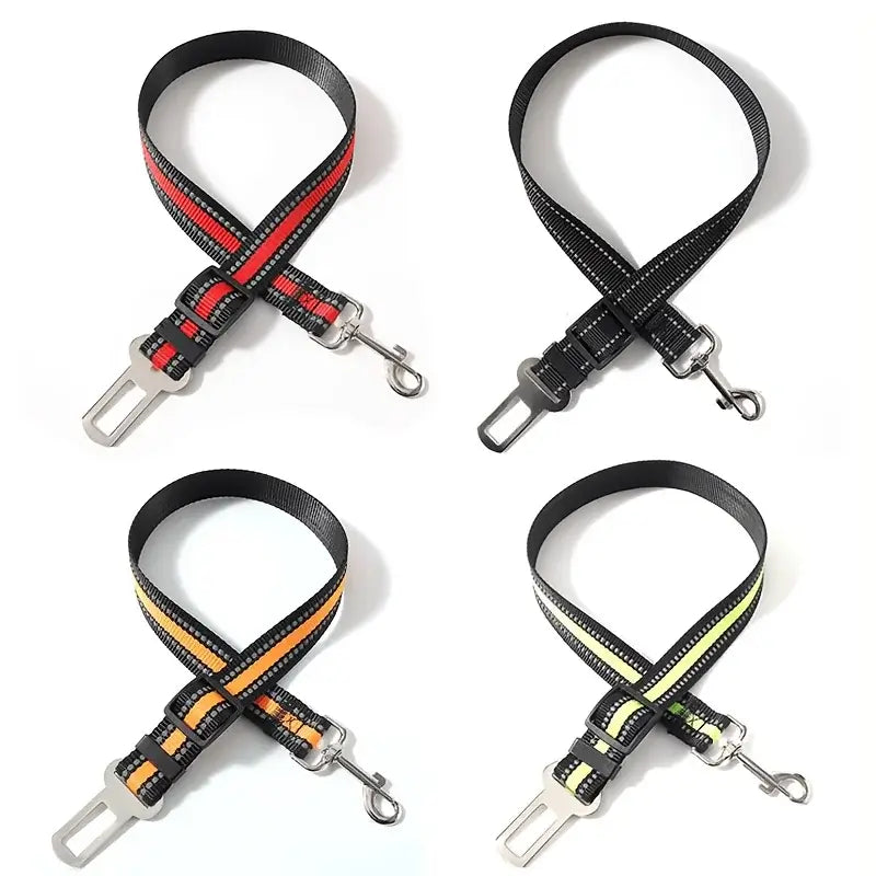 Dog Car Seat Belt | Adjustable Safety Harness Clip for Dogs
