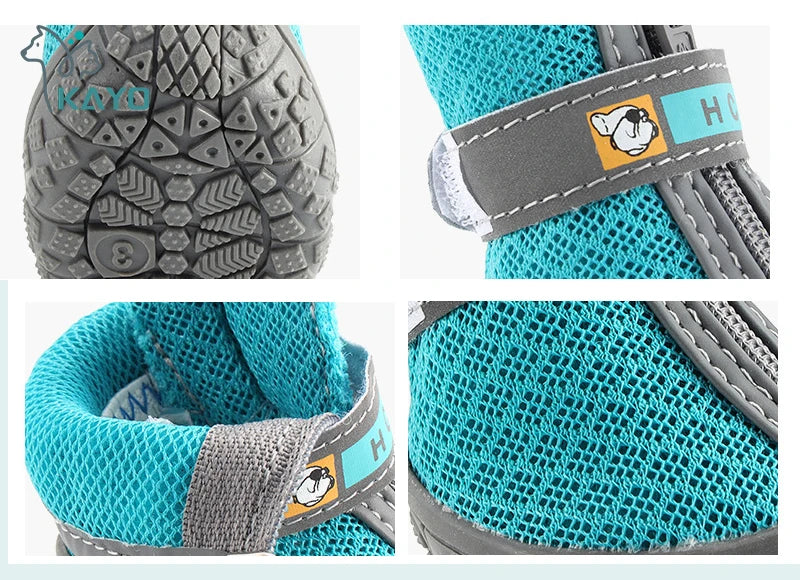 Dog Mesh Trainers | Breathable Non-Slip Shoes for Small Dogs & Cats