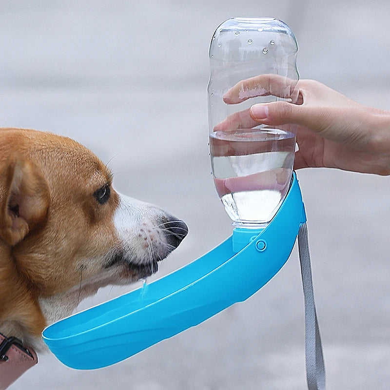 Portable Dog Water Bottle | Foldable Travel Drinking Bottle for Dogs