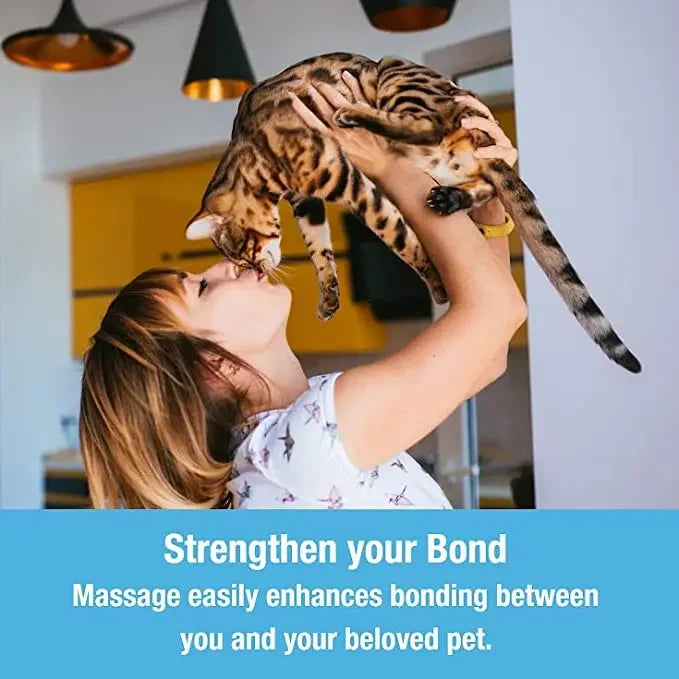 Electric Cat Massager | Head, Back & Neck Relaxation Tool for Pets