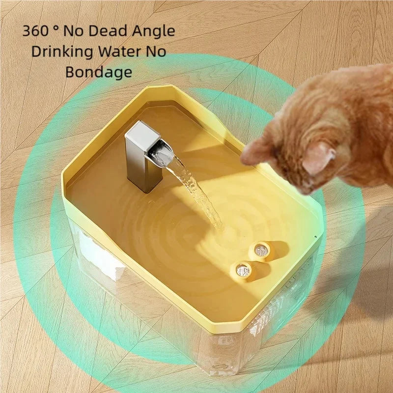 Cat Water Fountain 1.5L | Ultra-Quiet Filtered Pet Drinking Fountain