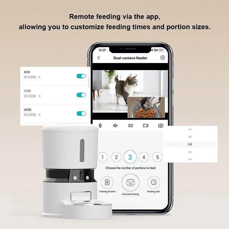 PawSmart Automatic Pet Feeder with Camera | App Controlled.