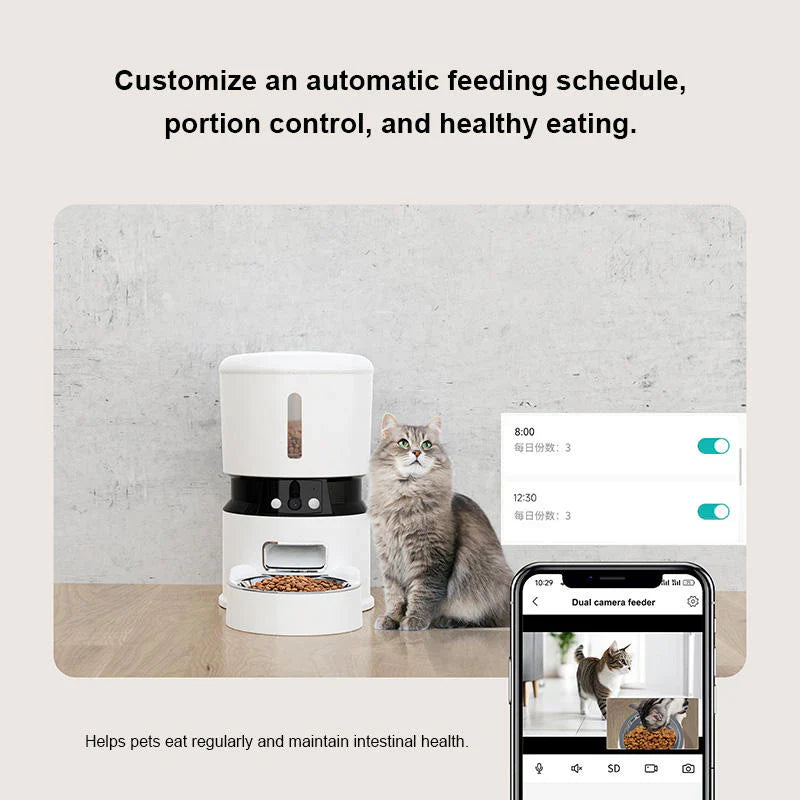 PawSmart Automatic Pet Feeder with Camera | App Controlled.