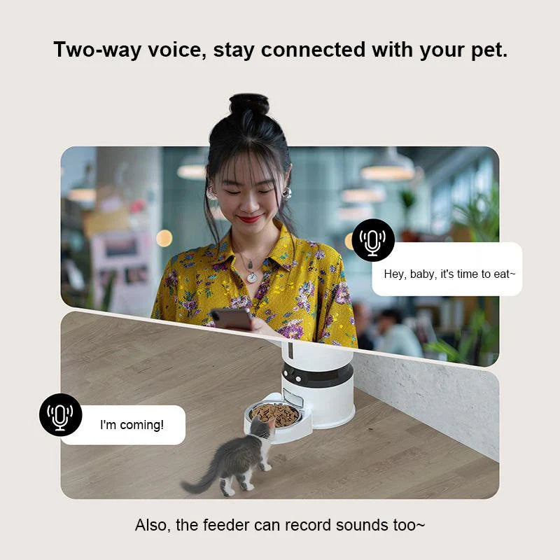 PawSmart Automatic Pet Feeder with Camera | App Controlled.