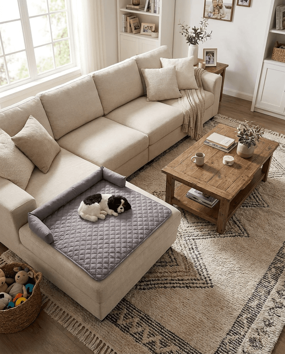 Dog Sofa Bed Cover | Waterproof, Washable & Non-Slip Couch Protector