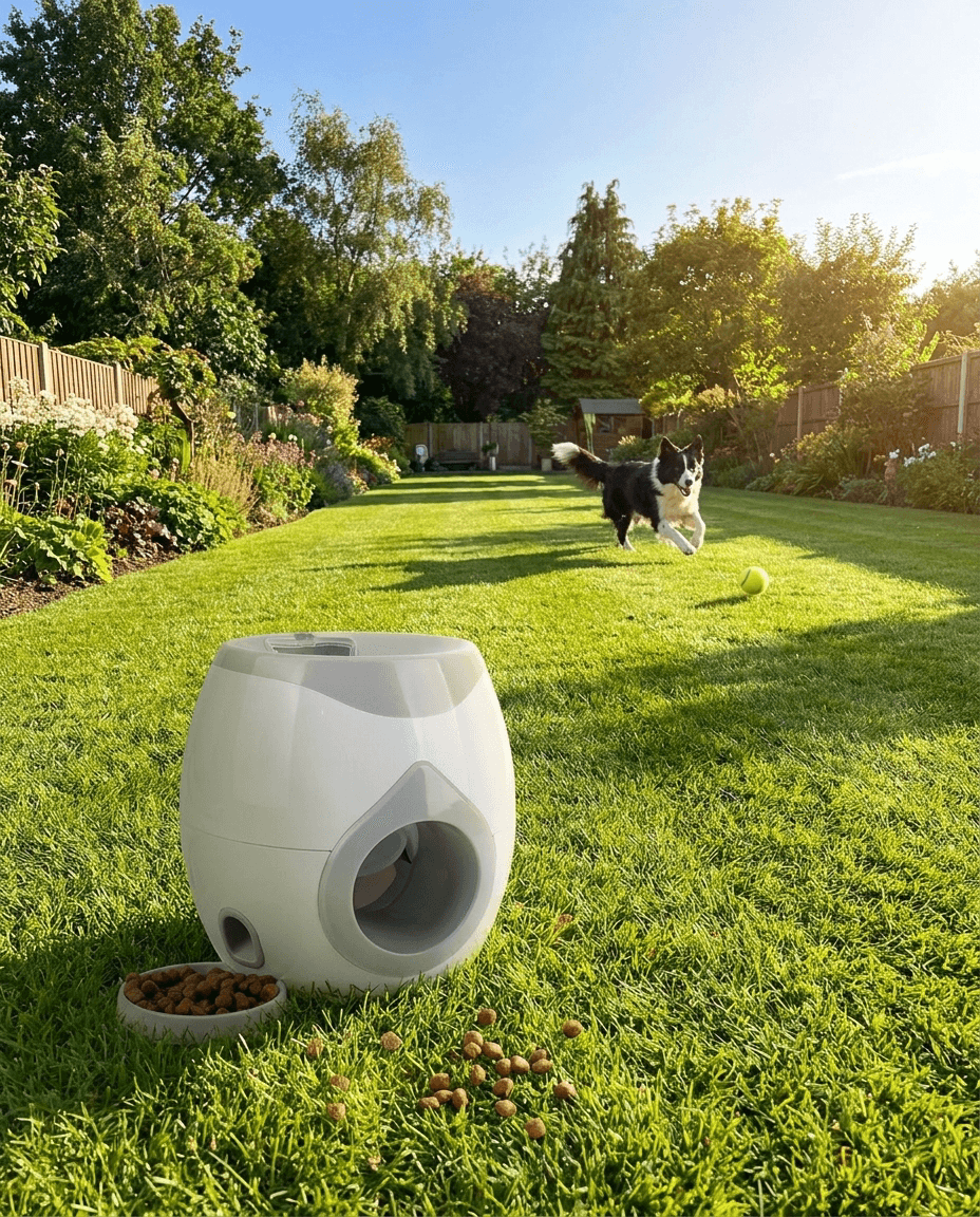 Automatic Dog Ball Launcher | Interactive Fetch Machine for Indoor & Outdoor.