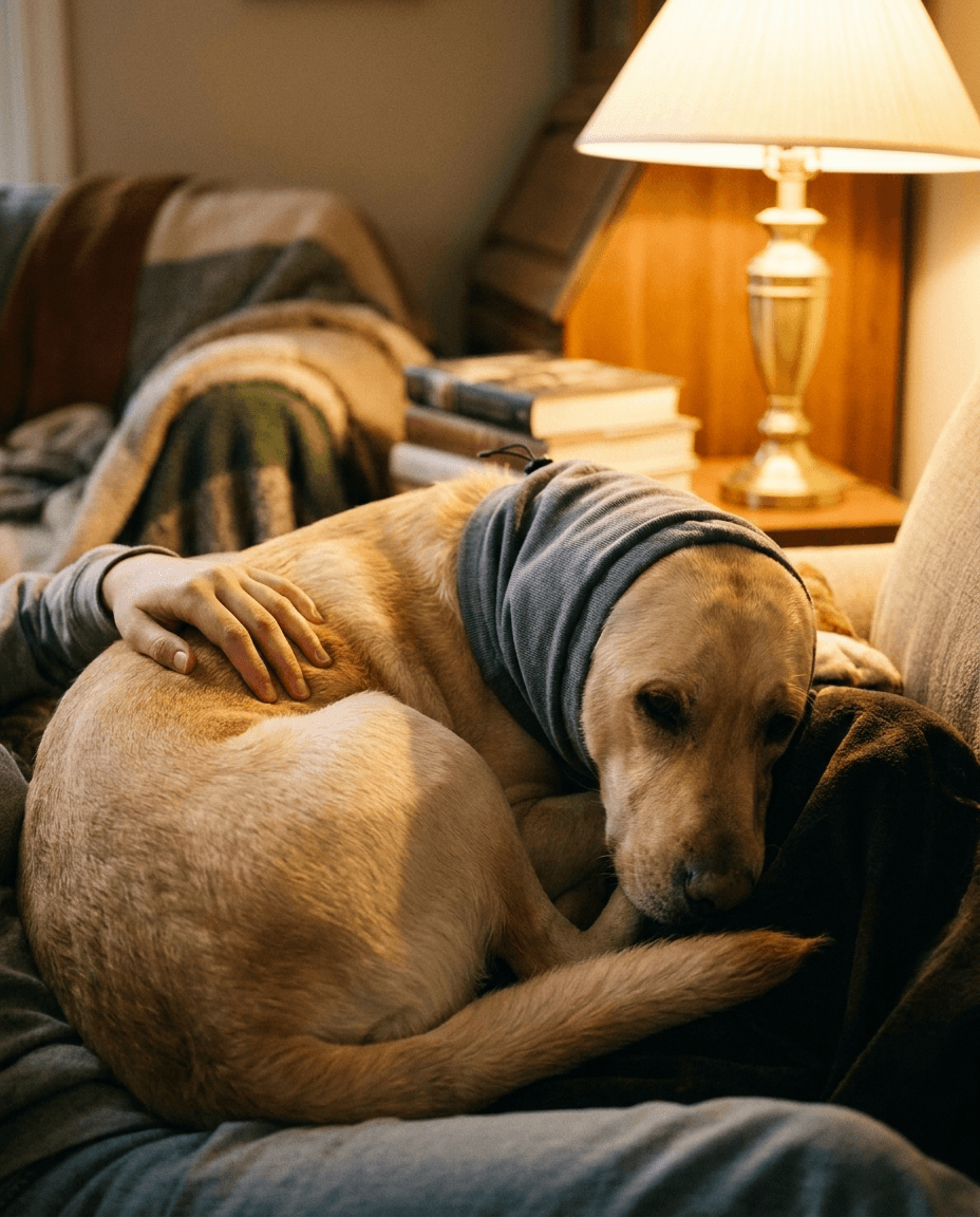Dog Calming Hoodie | Anti-Anxiety Wrap Jacket for Dogs.