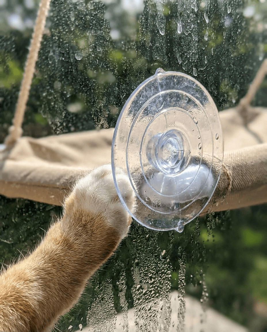 Cat Window Perch | Suction Cup Window Seat Hammock for Cats.
