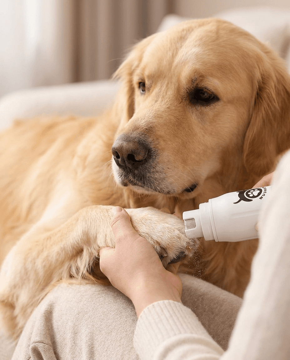 Pet Nail Grinder | Quiet Electric Nail Trimmer for Dogs & Cats