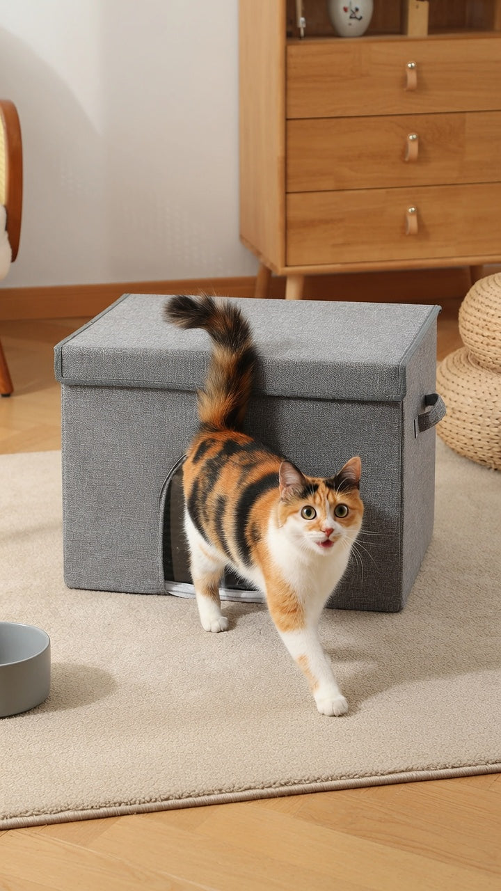 Cat Cooling Bed | Portable Igloo with Ice Packs - Keeps Cats Cool All Summer
