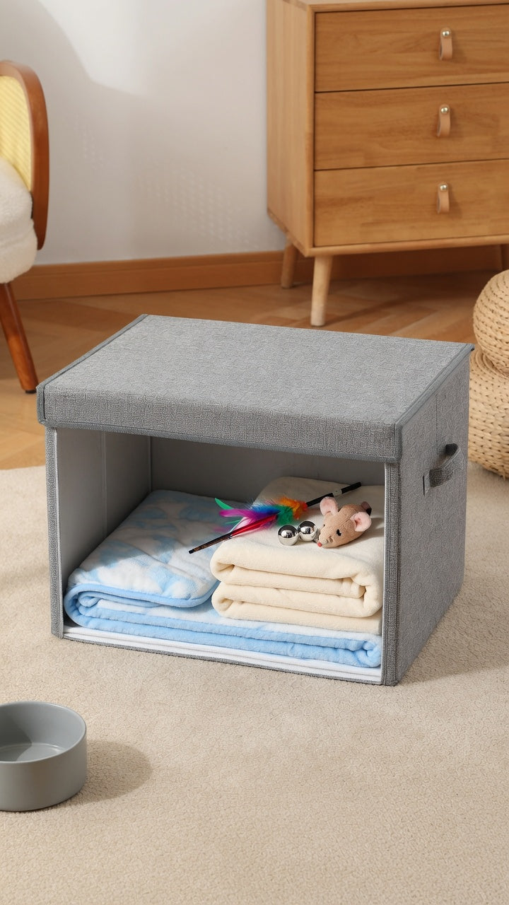 Cat Cooling Bed | Portable Igloo with Ice Packs - Keeps Cats Cool All Summer