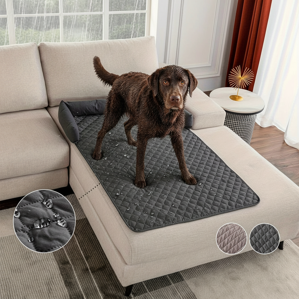 Dog Sofa Bed Cover | Waterproof, Washable & Non-Slip Couch Protector